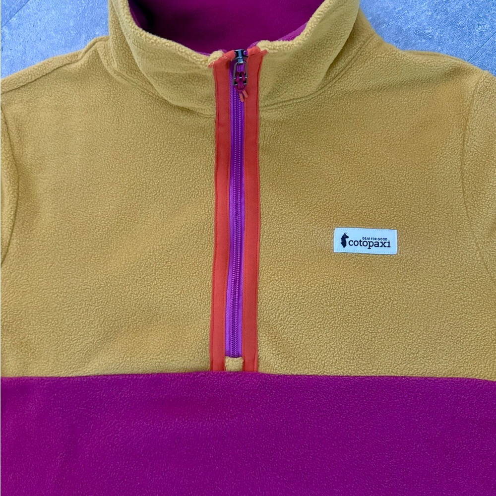 Women’s Cotopaxi Amado Color Block Quarter Zip Fleece Pullover/Size Small  - - Picture 2 of 7